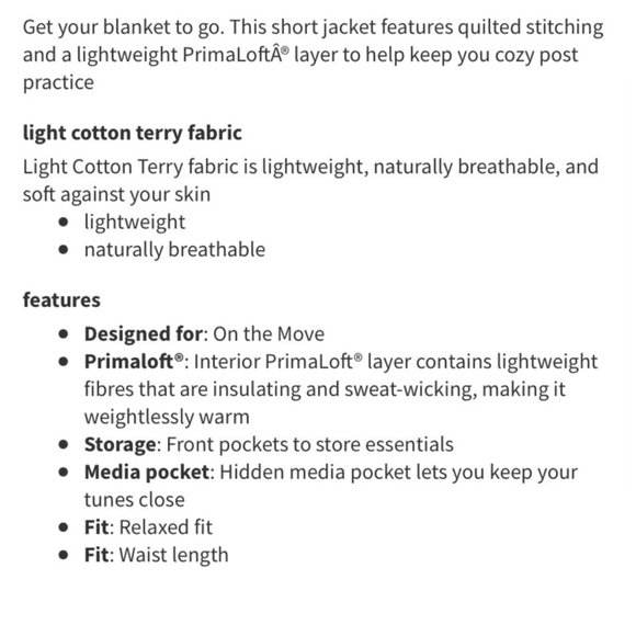 LULULEMON QUILTED CALM JACKET/COAT-ARMY GREEN-10 - Picture 7 of 8